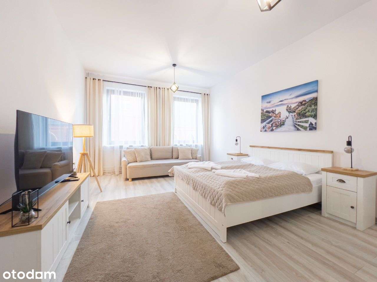 Nowy apartament z 2 Sypialniami Przy Deptaku-5