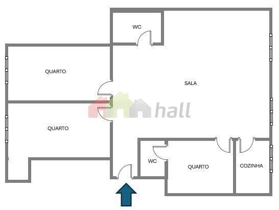 Apartamento T3 com 2 Wc´s e arrecadação-23