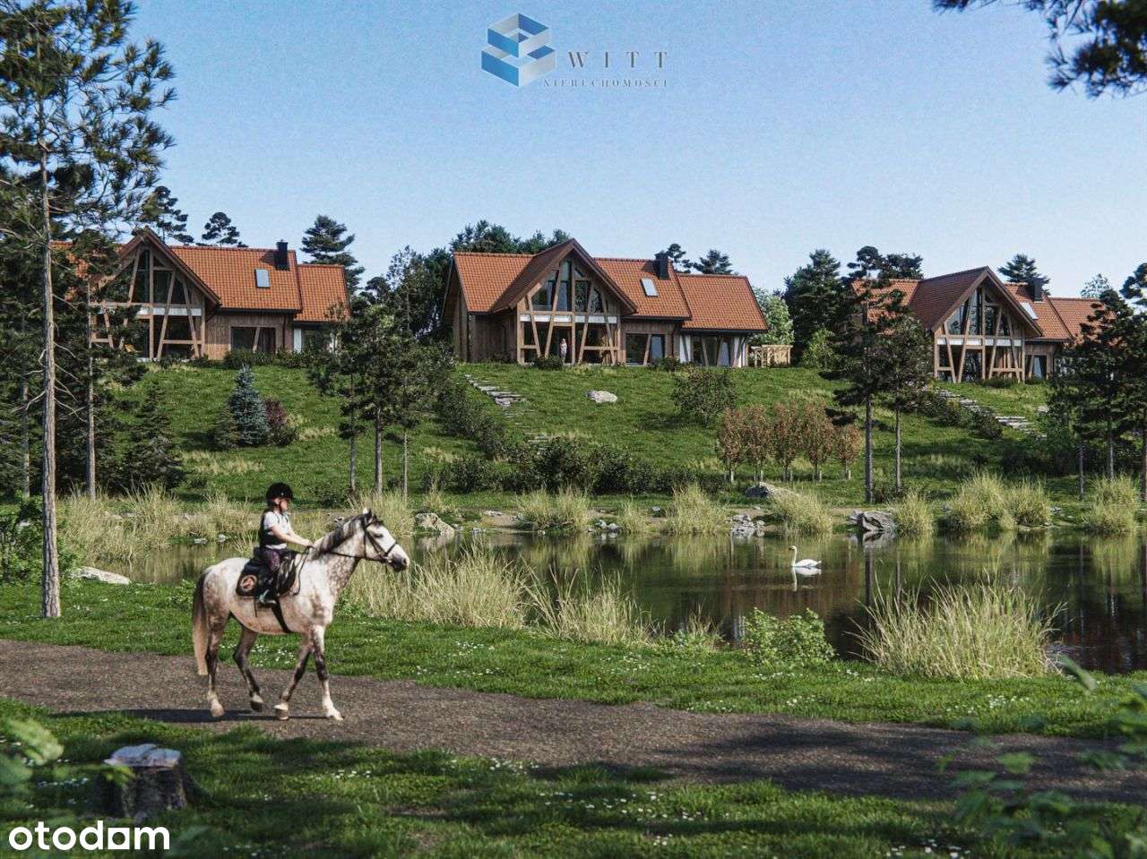 Dom z panoramicznym widokiem na warmińską zieleń-10