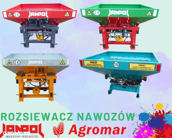 SIEWKA/ Siewnik/ ROZSIEWACZ Nawozów Hydraulika W Standardzie 600L, 800L, 1000L Szerokość Wysiewu 6-24mi 1200L. - 8