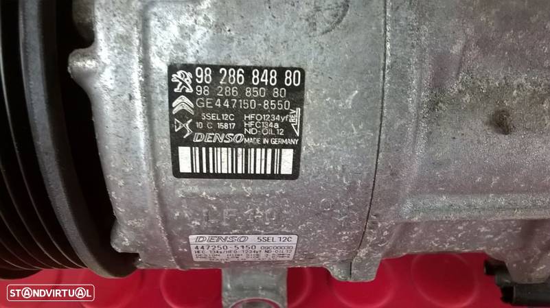 Compressor AC -  9828684880 / 9828685080 / 447150-8550 / 447250-5150 [Citroen DS... - 2