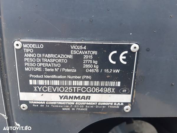 Yanmar Vio 25 - 13