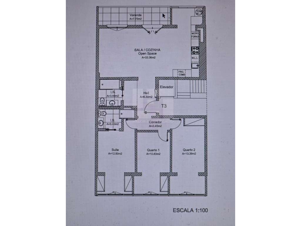 Apartamento T3 EM REMODELAÇÃO, 3º andar, Rua Engenheiro Nobre Guedes-32