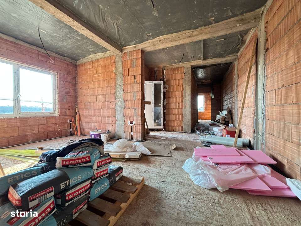 Duplex 3 camere, 76mp utili, teren 285mp, P+Pod in Bucovat - Imagine principală: 5/19