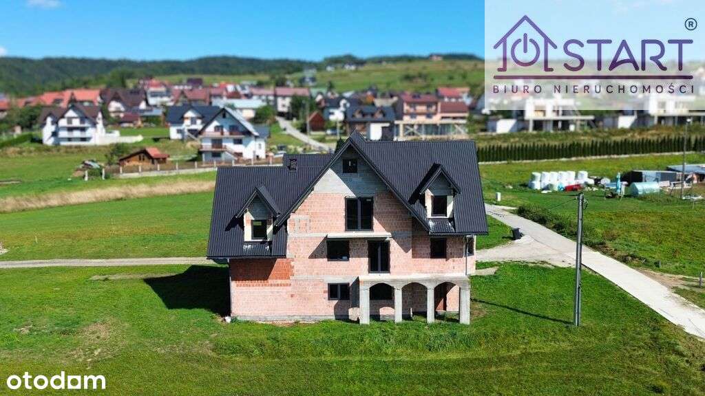 Duży dom - widok na góry i Jezioro Czorsztyńskie - Pełny obrazek: 5/17