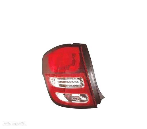 FAROLINS PARA CITROEN C3 10-13 BRANCO VERMELHO - 2