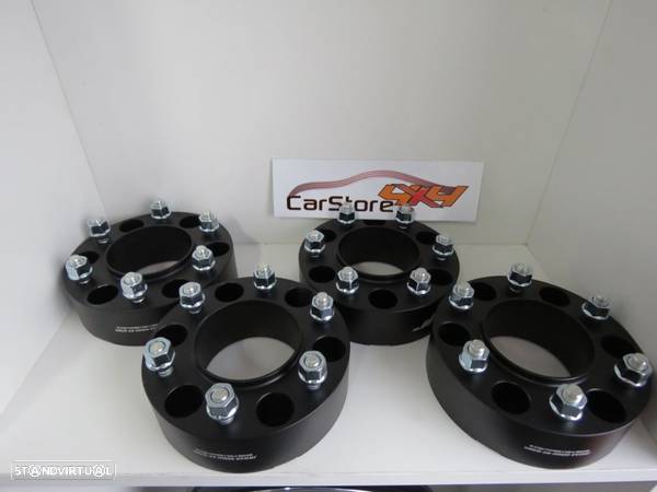 Espaçadores 4x4 6x139.7 50mm 93.1CB Pretos Ford Ranger Raptor - 1