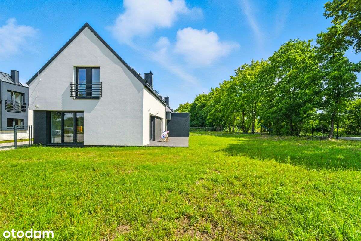 Dom w zabudowie bliźniaczej, 4 pok, 411 m² działka-3