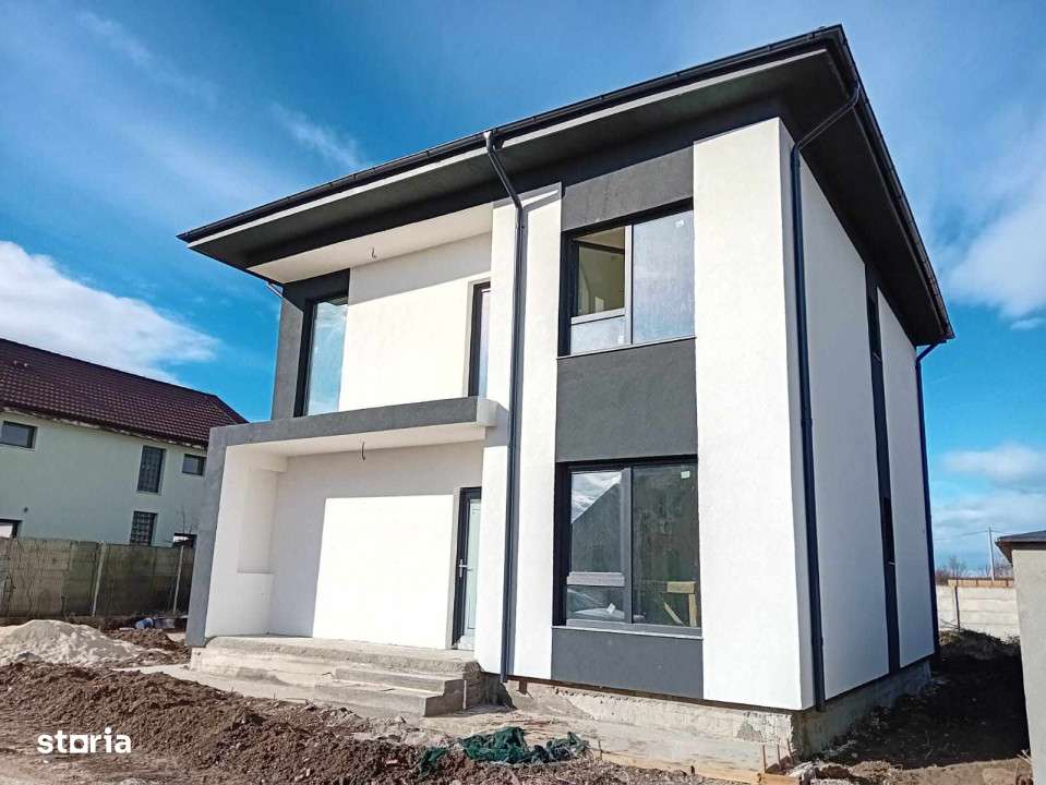 De vanzare vila individuala ''la alb'' 5 camere teren generos Corbeanc-5