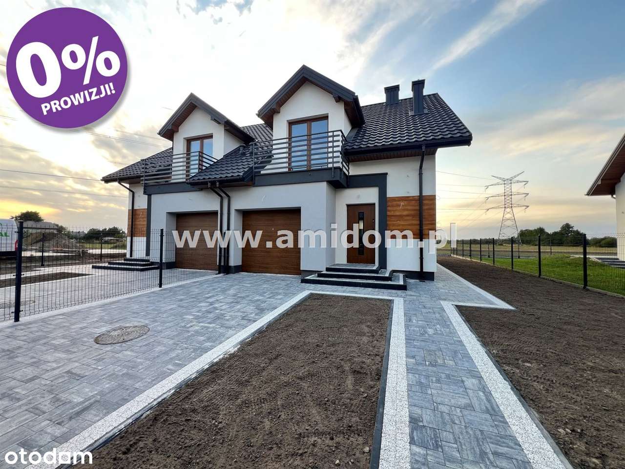 Nadbiel,dom w zabudowie bliżniaczej z garażem-2