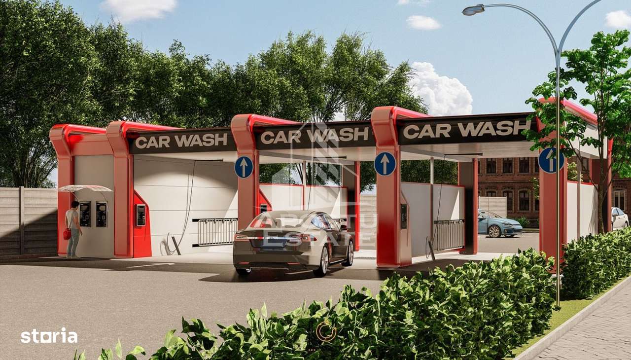 Teren pentru spalatorie auto, in centrul comunei Giarmata - Imagine principală: 1/4