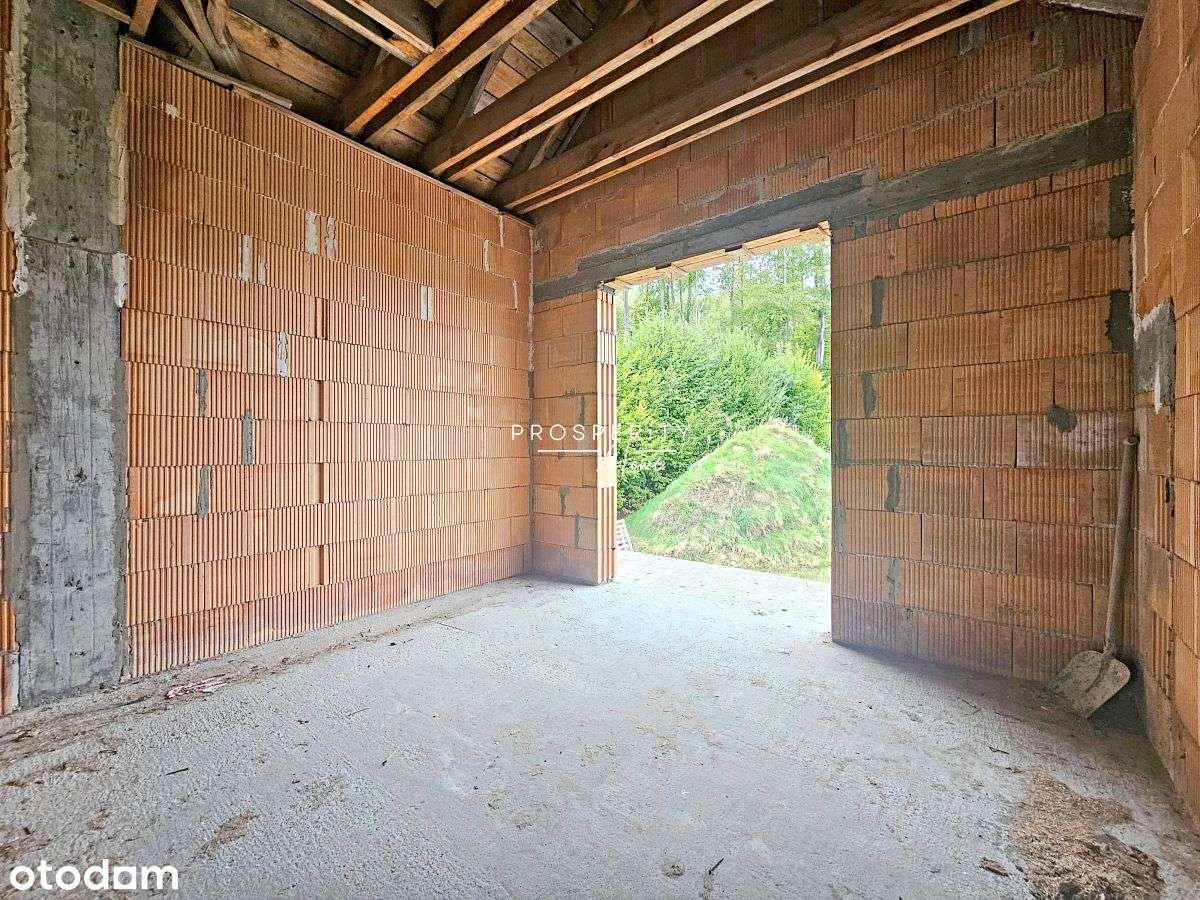 Dom w stanie surowym otwartym pod lasem - Góra-8