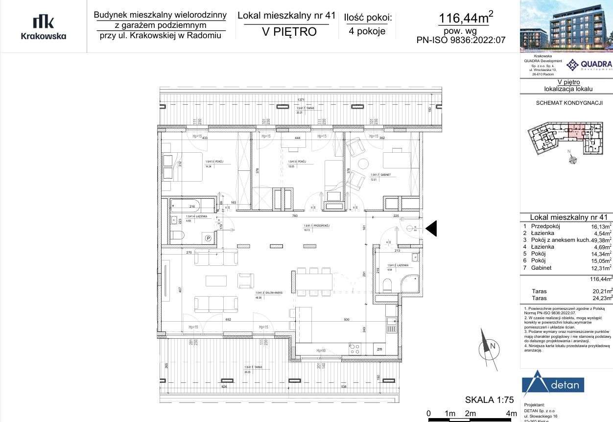 KRAKOWSKA | apartament 4-pokojowy | M41 - Pełny obrazek: 2/9