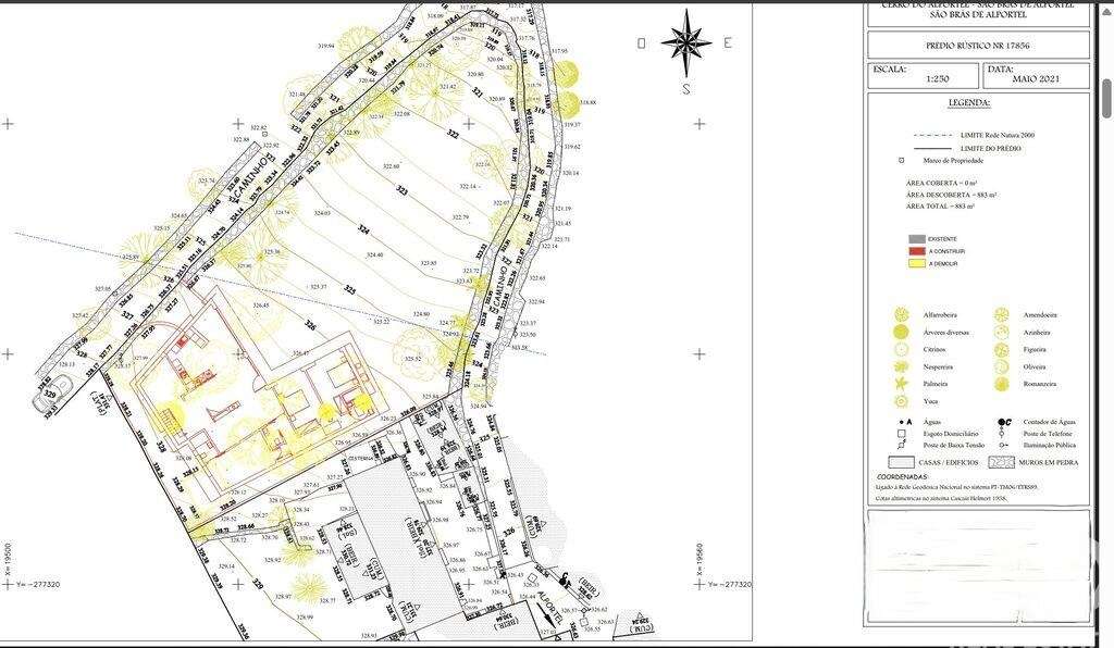 Terreno T3 em São Brás de Alportel de 256,00 m2 - Grande imagem: 3/30