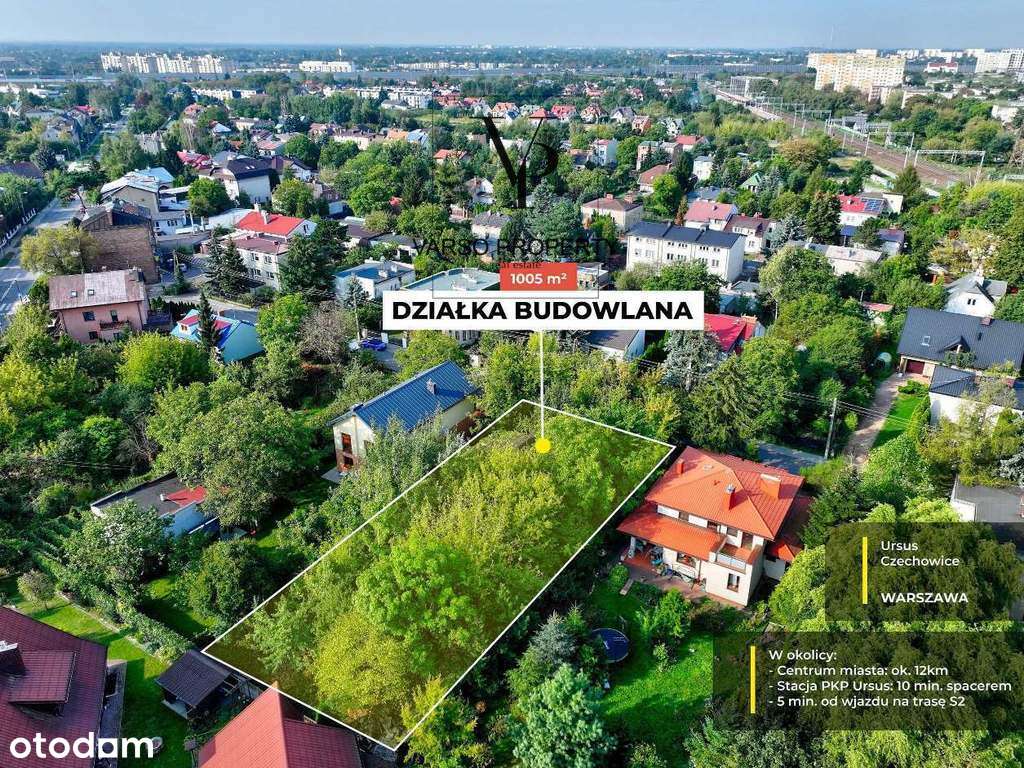 Zabudowana działka blisko SKM i terenów zielonych-1