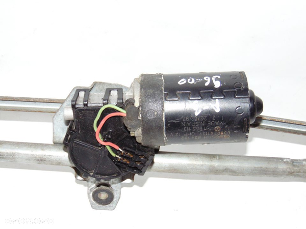 ORYGINAŁ mechanizm silniczek wycieraczek przednich przód 1J0955623 1J1955113 Audi A3 8L 96-00 EUROPA - 4