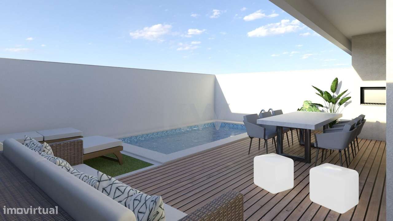 Moradia Independente -  T4 com piscina a estrear em Fernão Ferro - Grande imagem: 3/15