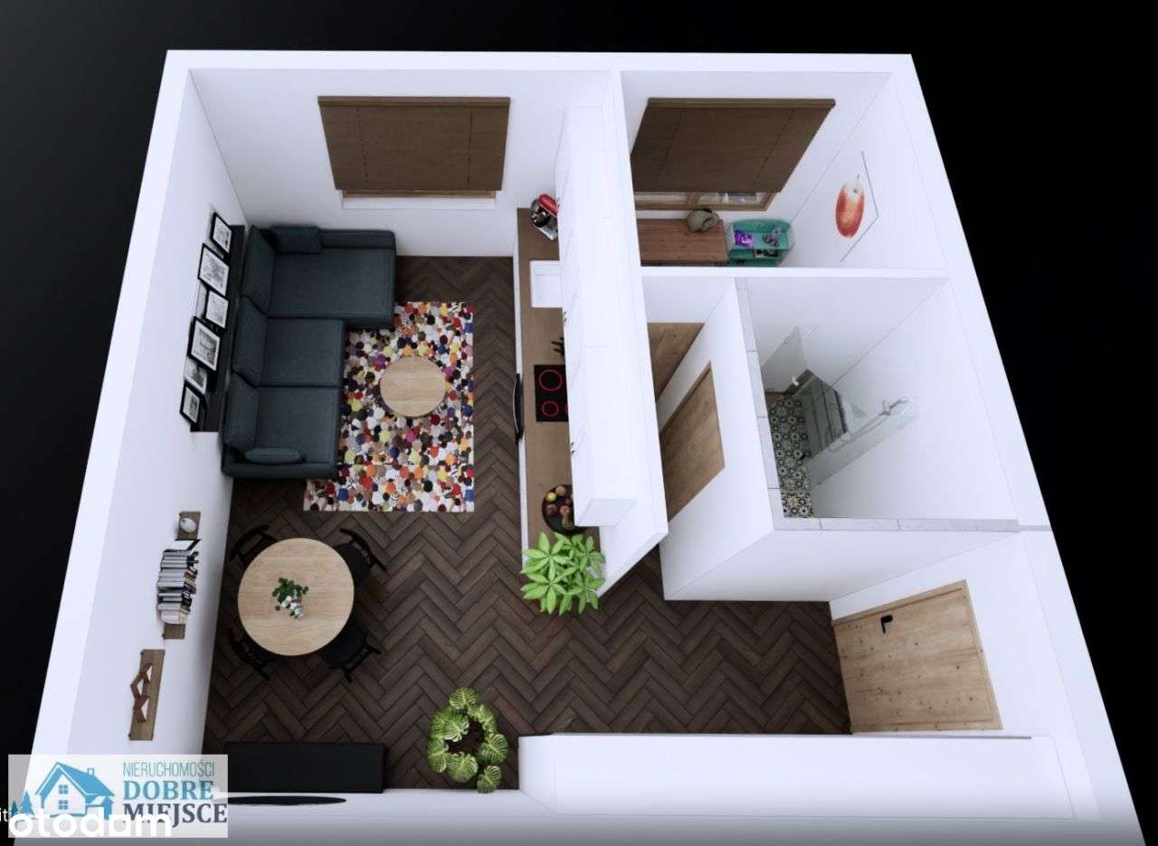 2 pokoje na Leśnym/32m2/parter/blok - Pełny obrazek: 1/6