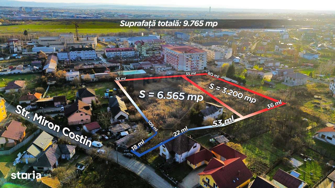 ZONA PREMIUM-teren pentru CONSTRUCTIE BLOCURI/LOCUINTE MIXTE - Imagine principală: 1/10