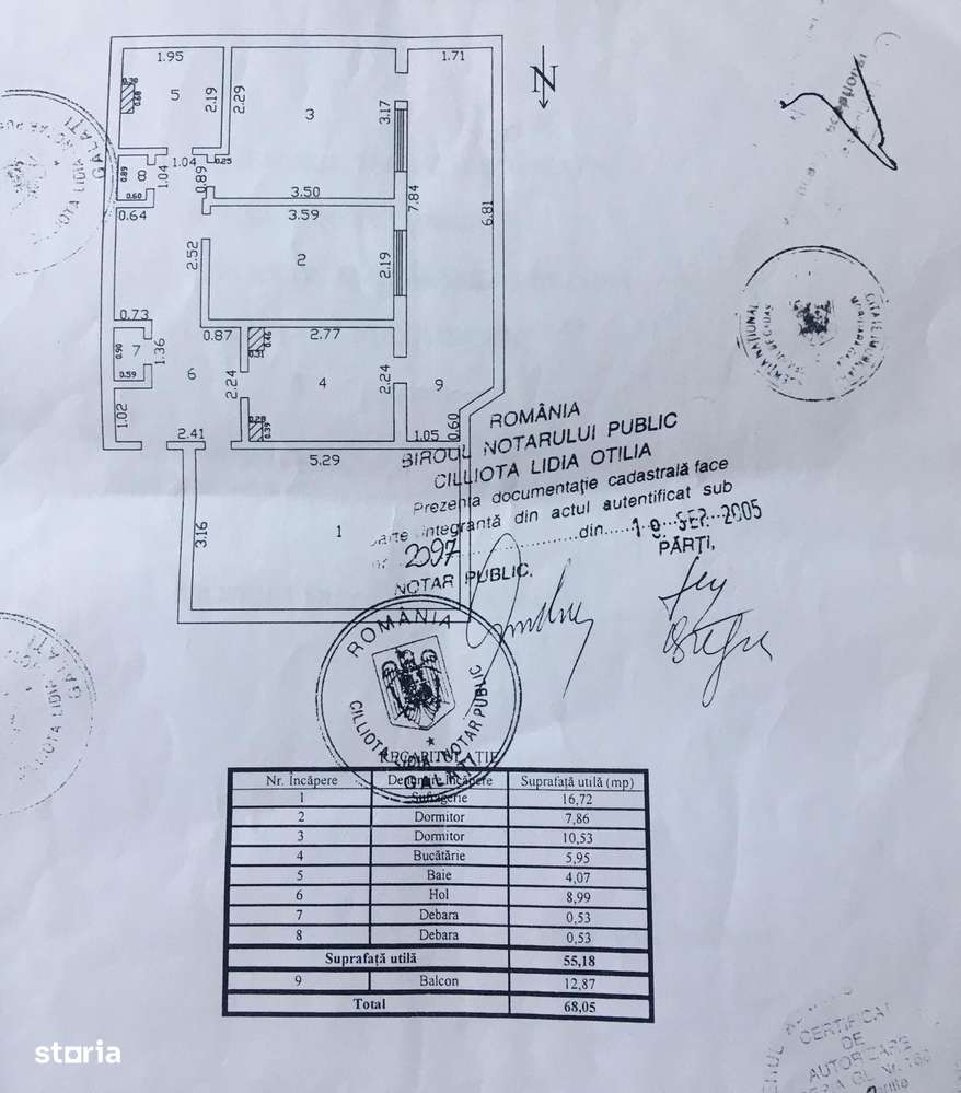 Apartament 3 cam decomandat, stradal (balcon Spațiu comercial în acte)-11