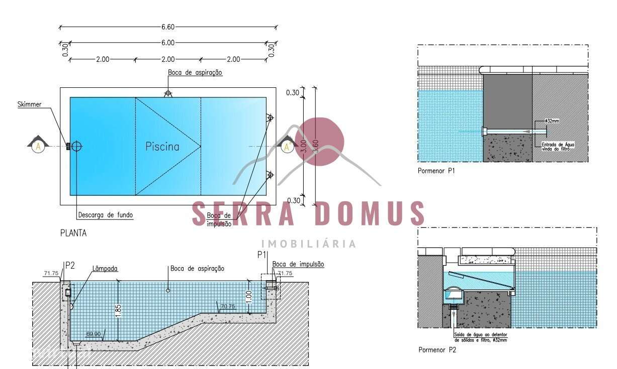 Moradia Geminada frações A ou B com tipologia T4 com piscina em Fer...-6