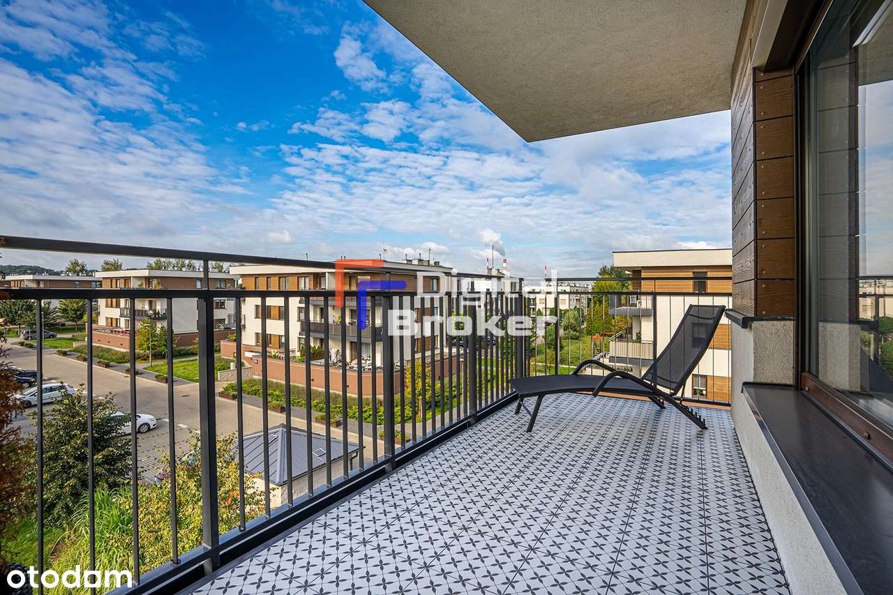 **Wykończone 2 pokoje na Zawadach**Duży balkon** - Pełny obrazek: 5/12