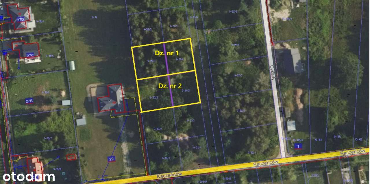 Zadrzewione działki budowlane z MPZP - zabudowa mieszkaniowa-1