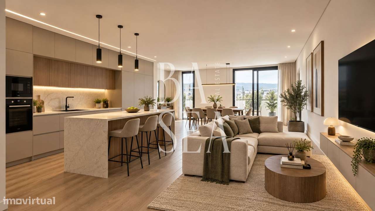 Apartamento T3 com garagem para dois carros em Meixomil Paços de Ferre-0