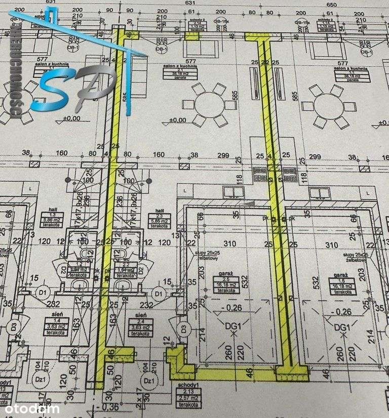 Segment z garażem blisko Pkp-3