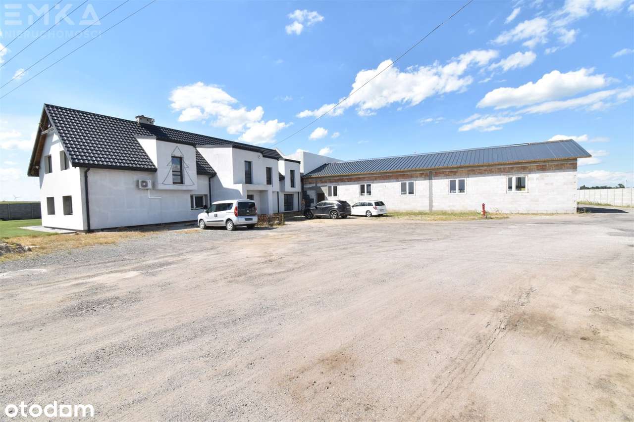 Dom + biuro + hala 5-stanowiskowa plac-6