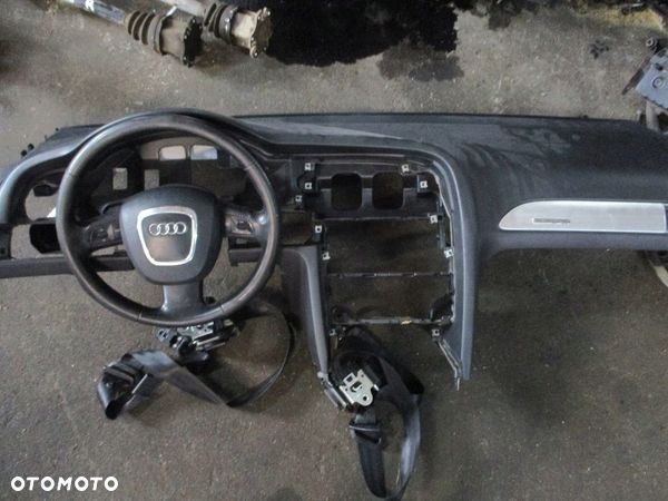 AUDI A6 C6 4F0 DESKA KONSOLA AIRBAG PASY CZARNA - 1