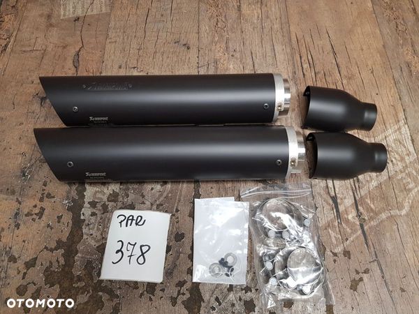 Fabrycznie nowe tłumiki Akrapovic Harley Davidson Fat Boy S-HDSTSO3-HB - 1