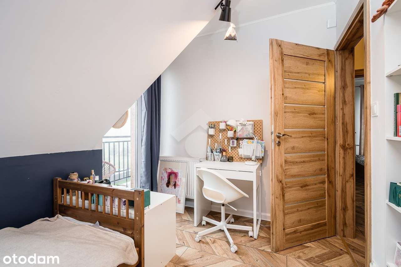 4pokoje,2poziomowe,ogrzewaniepodłogowe,balkon,taras,ogród-14