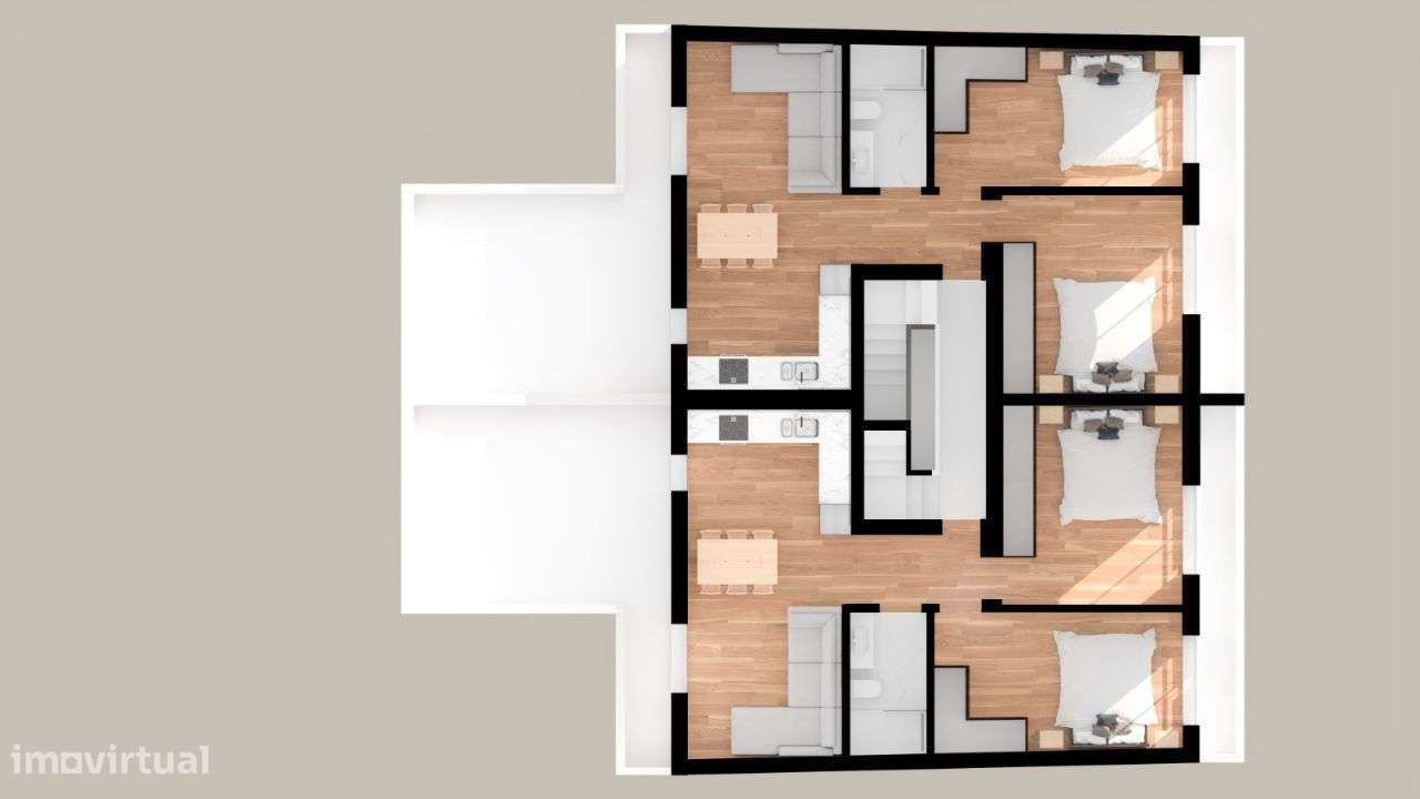 T2 Atarraçado - Centro de Almada - Grande imagem: 2/6