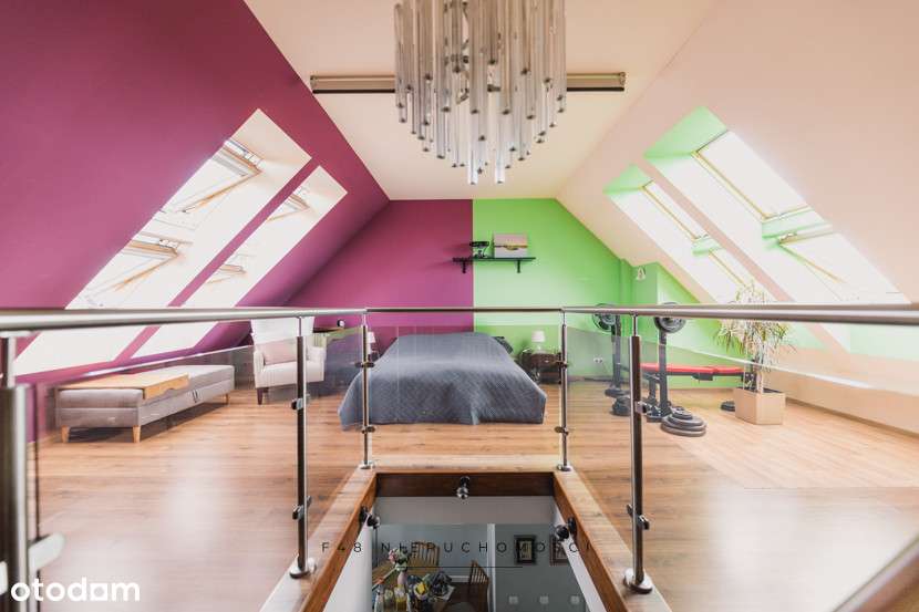 Dwupoziomowe Mieszkanie Balkon Marysin Wawerski-17