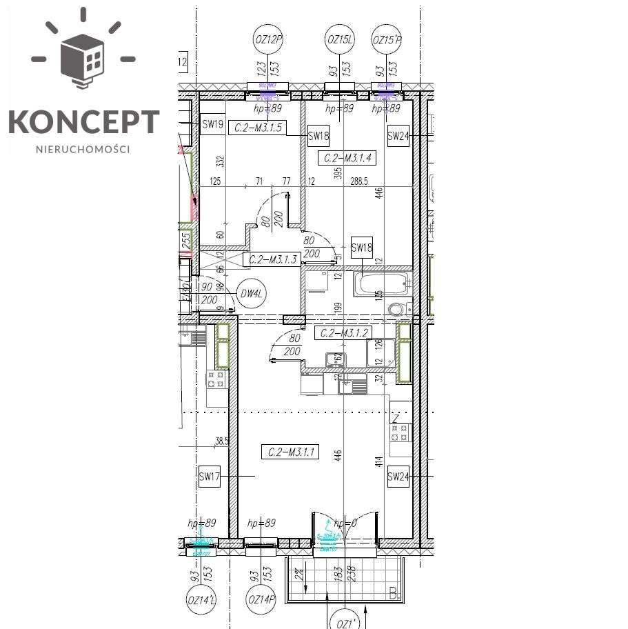 3 pok. | garaż | balkon | Promenady Wro.-12
