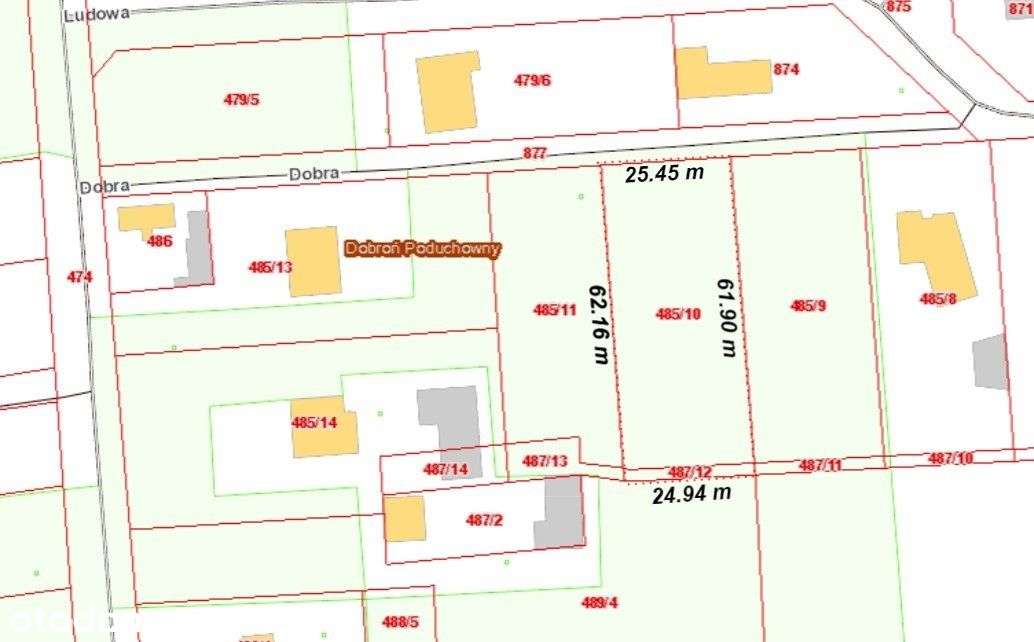 Piękna działka budowlana w Dobroniu Poduchownym - Pełny obrazek: 4/4