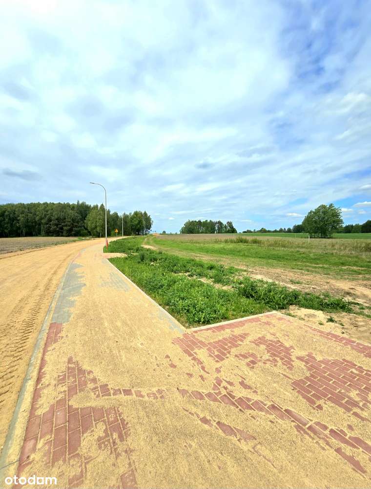 Działka 840m2 Konopki, nowa droga i oświetlenie, ul. Sportowa-4