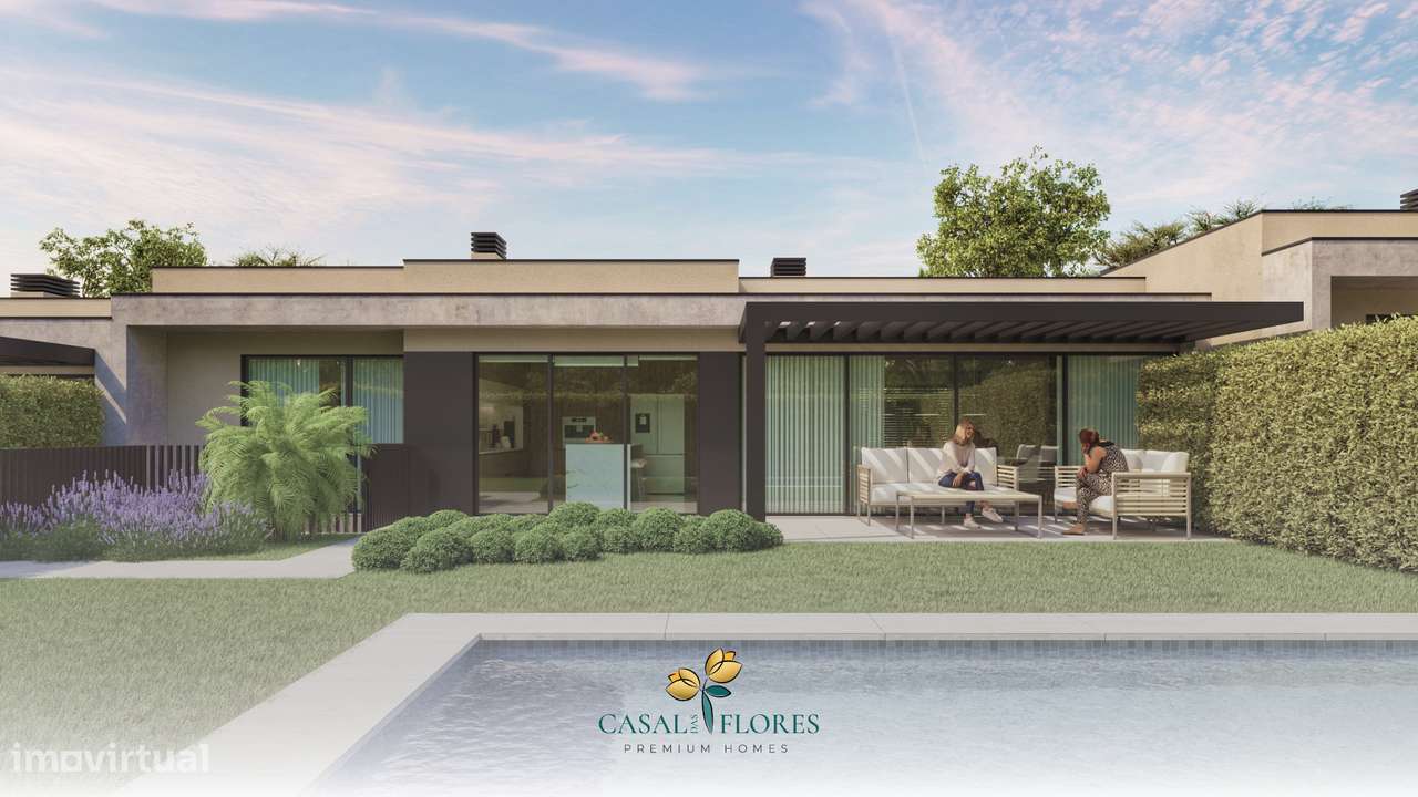 CASAL DAS FLORES: Moradia Premium com Jardim Privado – A partir de-9