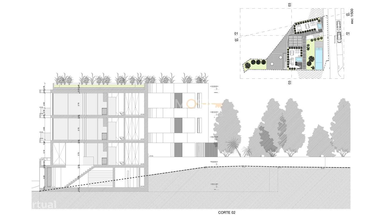 Edifício de 6 T1 com Piscina na Praia da Luz - Grande imagem: 4/9