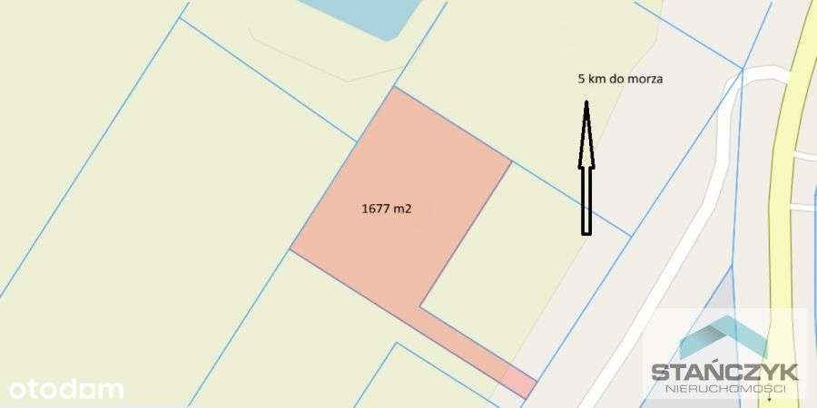 Tania Działka 1347 m2 - Blisko Morze-2