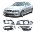 VIDRO FARÓIS OPTICAS PARA BMW E39 95-00 LENTE FUMADOS - 1