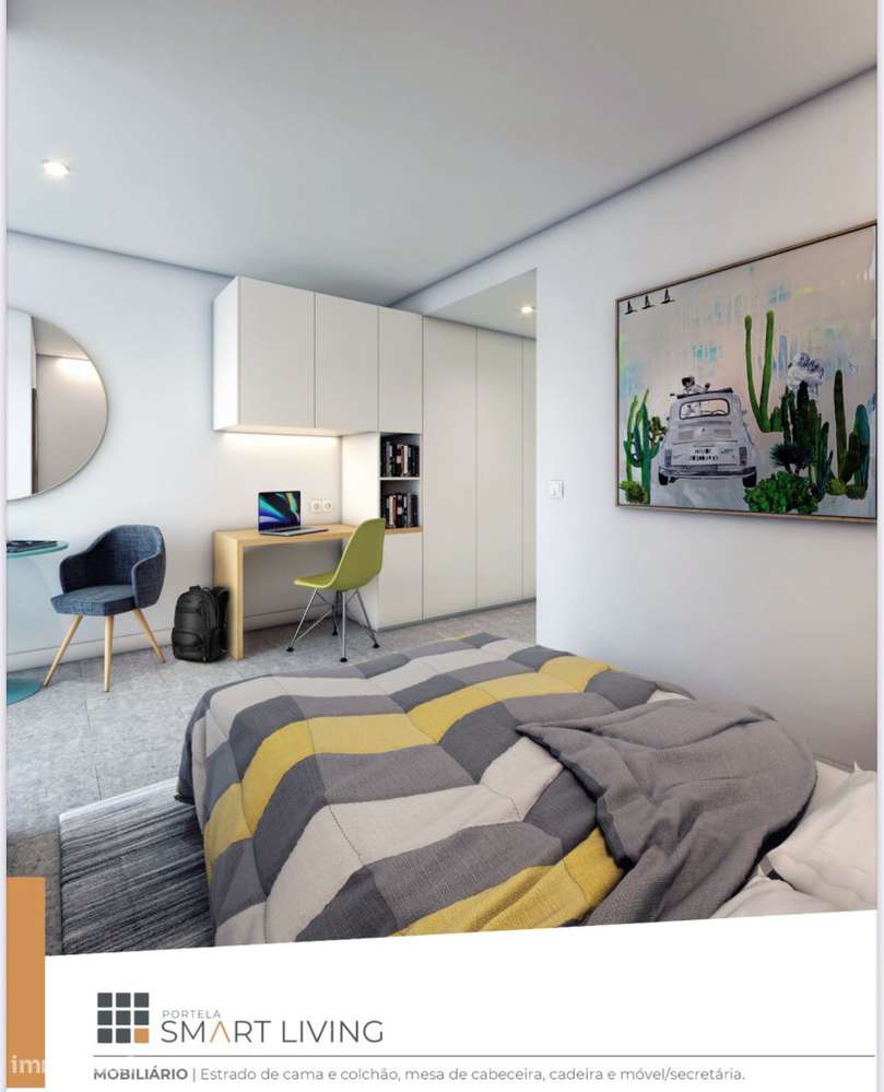 Estúdio com aparcamento em zona da Quinta da Portela - Grande imagem: 5/7