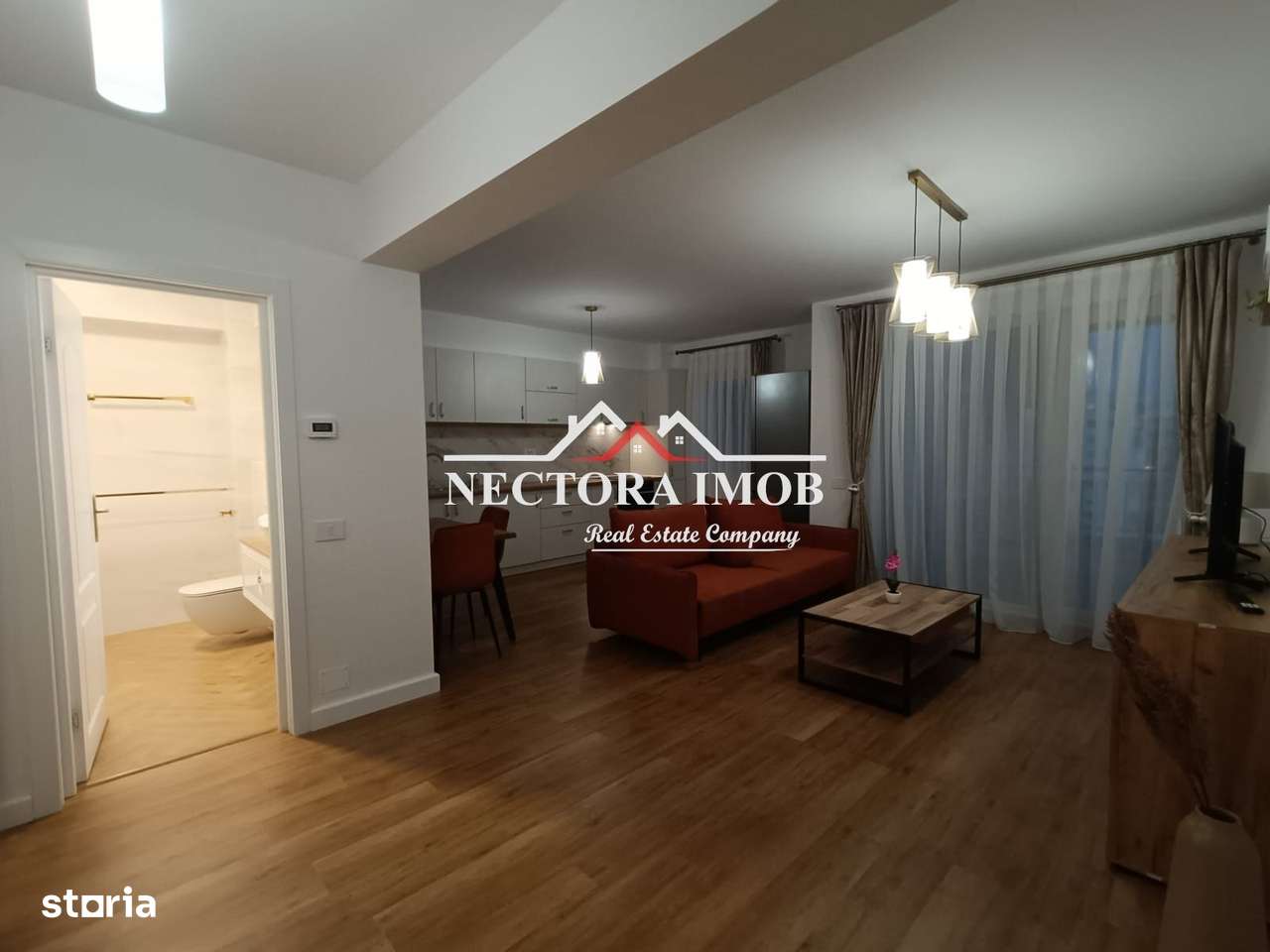 NECTORA IMOB-Apartament 2 camere, Prima Onestilor, Parcare, 52 mp, Et7 - Imagine principală: 4/14