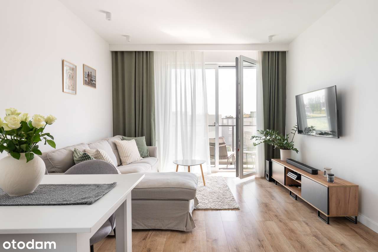 przytulne mieszkanie z balkonem, nowy budynek, osiedle Gardenia-0