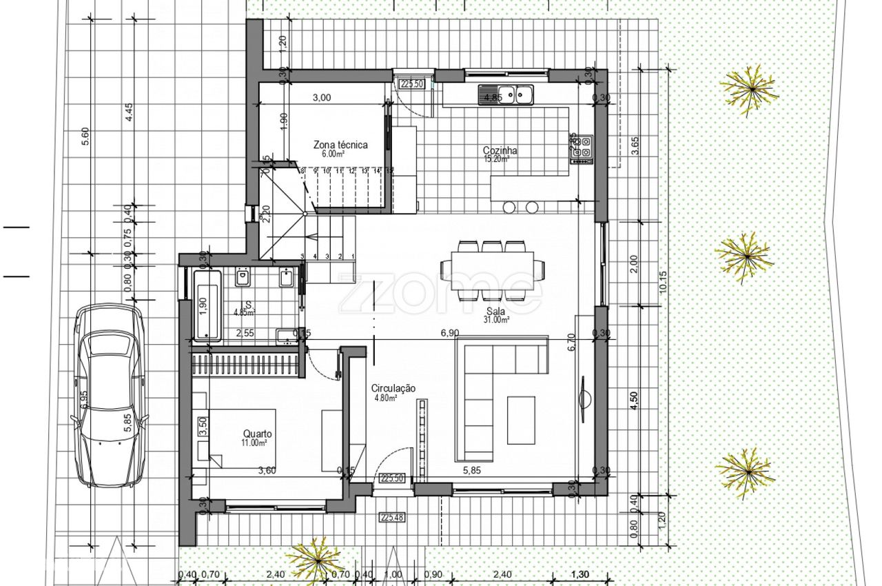 Terreno Urbano 393m2 em Mafra- Com Projecto Aprovado