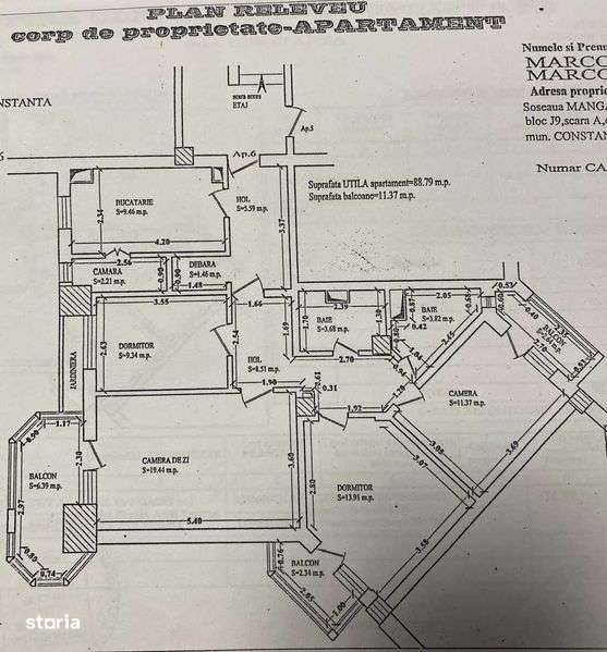 Inchiriez apartament 3 camere, zona gara, Str. Mangaliei, Nr.1 - Imagine principală: 2/8