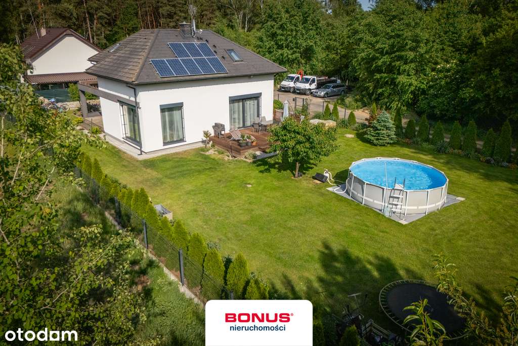 Nowoczesny, wolnostojący dom w otoczeniu lasu. - Pełny obrazek: 5/20