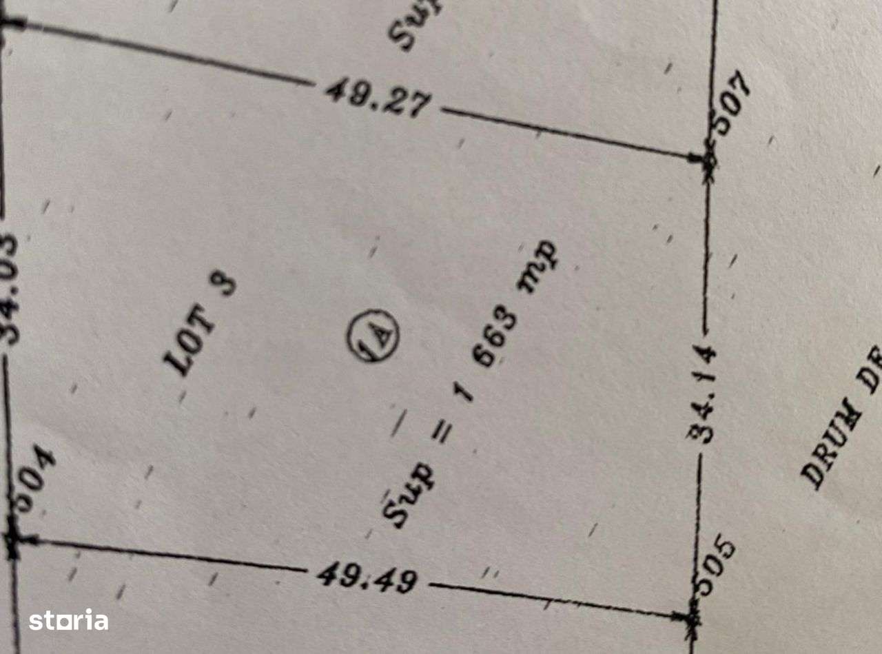Trestieni - Ulmi, vanzare teren 1.663mp, intravilan - Imagine principală: 2/20
