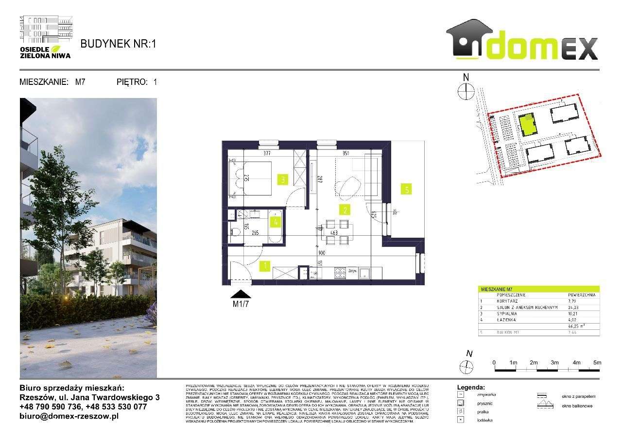 Domex Rzeszów - Osiedle Zielona Niwa - Pełny obrazek: 2/10
